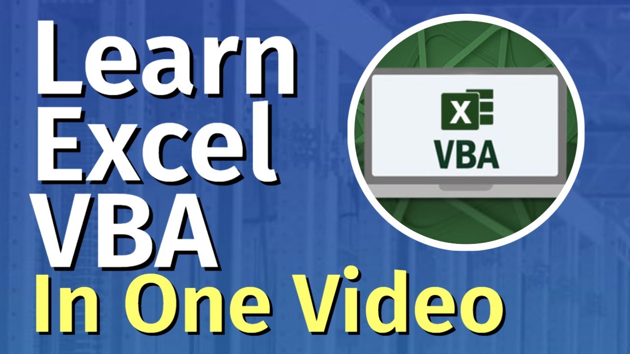 free excel vba tutorial download